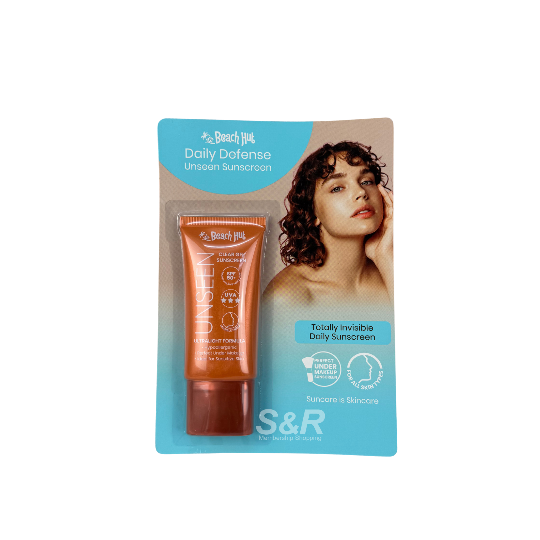 Beach Hut Unseen Clear Gel Sunscreen 50mL Beach Hut Unseen Clear Gel Sunscreen 50mL
